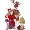 🎄 Эмодзи «Xmas Anime» для Telegram