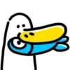 🐟 Эмодзи «Annoying Duck» для Telegram