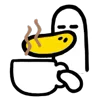 ☕️ Эмодзи «Annoying Duck» для Telegram