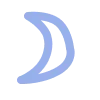 🌛 Эмодзи «Синие буквы, иконки, астрология, знаки зодиака» для Telegram