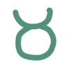 ♉ Эмодзи «Синие буквы, иконки, астрология, знаки зодиака» для Telegram
