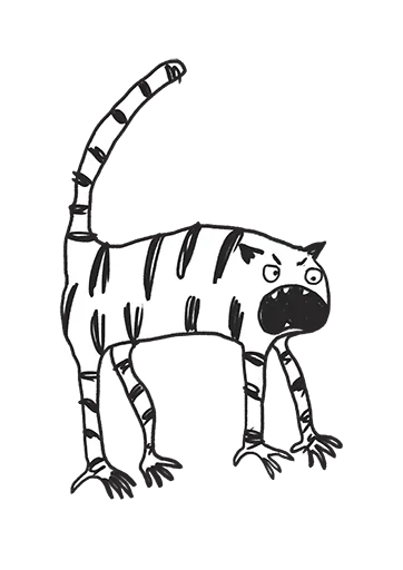 😡 Стикер «Anxious Tigers» для Telegram