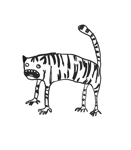 🤯 Стикер «Anxious Tigers» для Telegram