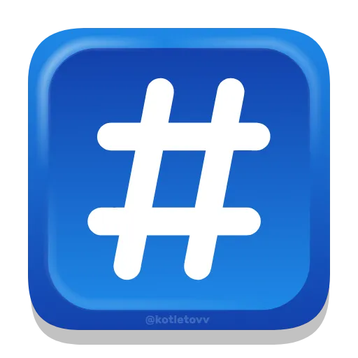 #️⃣ Эмодзи «Apps» для Telegram