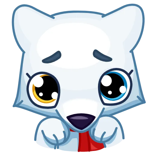 🥺 Эмодзи «Arctic Fox» для Telegram
