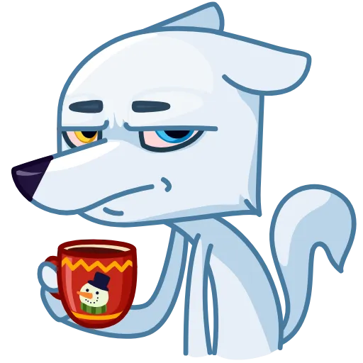 ☕️ Эмодзи «Arctic Fox» для Telegram