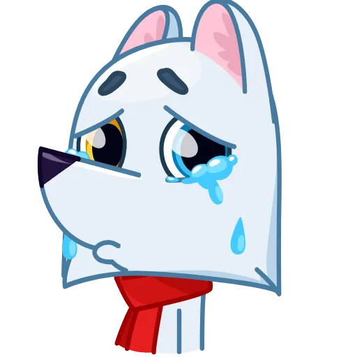 😭 Эмодзи «Arctic Fox» для Telegram