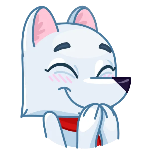 ☺️ Эмодзи «Arctic Fox» для Telegram