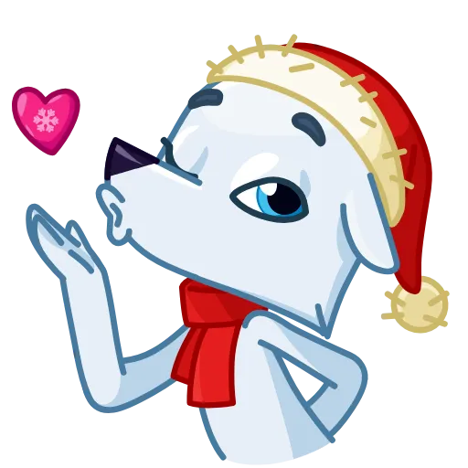 😘 Эмодзи «Arctic Fox» для Telegram