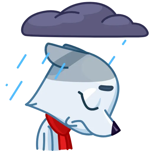 ☔️ Эмодзи «Arctic Fox» для Telegram