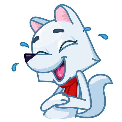 😂 Эмодзи «Arctic Fox» для Telegram