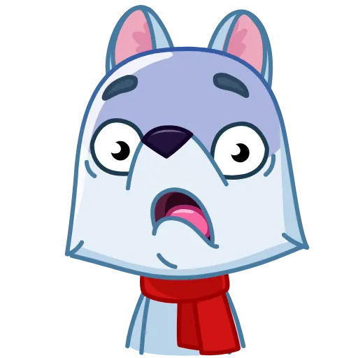 😨 Эмодзи «Arctic Fox» для Telegram
