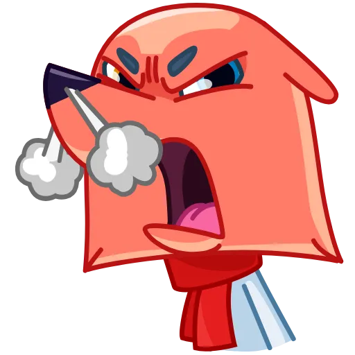 😡 Эмодзи «Arctic Fox» для Telegram