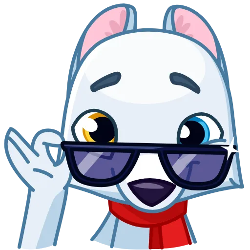 😎 Эмодзи «Arctic Fox» для Telegram