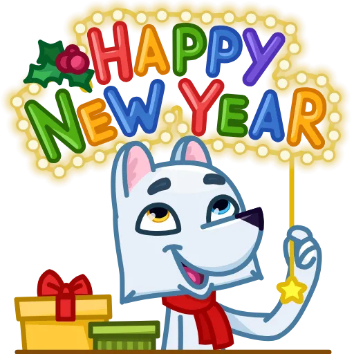 🎄 Эмодзи «Arctic Fox» для Telegram