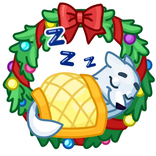 😴 Эмодзи «Arctic Fox» для Telegram
