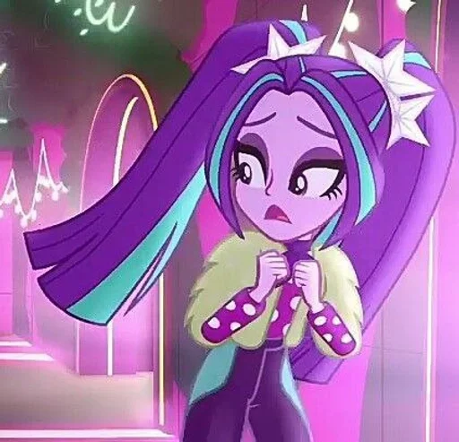 😔 Стикер «Aria Blaze» для Telegram