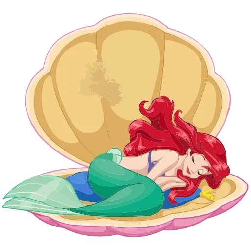 😴 Эмодзи «Ариэль» для Telegram
