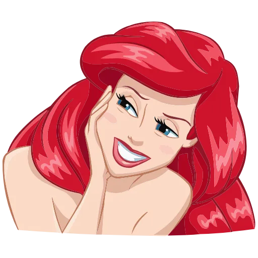 😁 Эмодзи «Ариэль» для Telegram