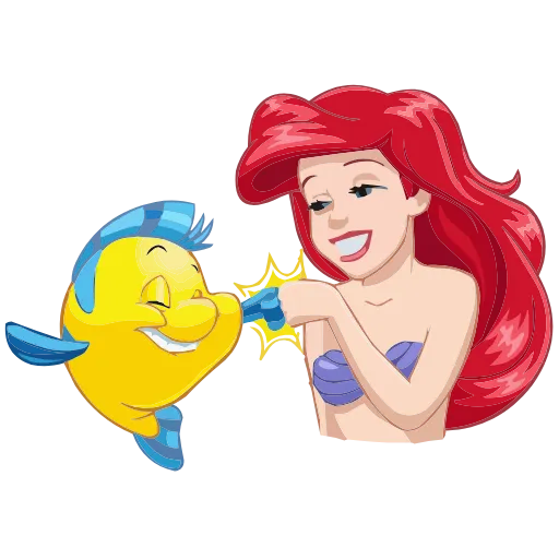 🤝 Эмодзи «Ариэль» для Telegram
