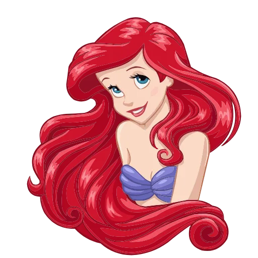☺️ Эмодзи «Ариэль» для Telegram