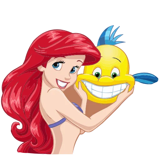 😁 Эмодзи «Ариэль» для Telegram
