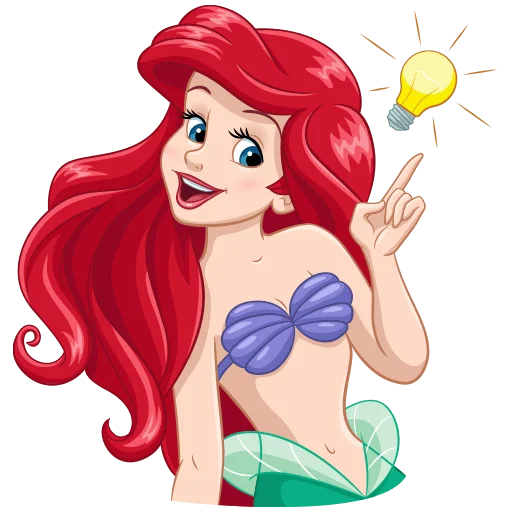 💡 Стикер «Ариэль Без Текста» для Telegram
