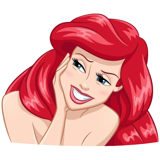 😁 Стикер «Ариэль Без Текста» для Telegram
