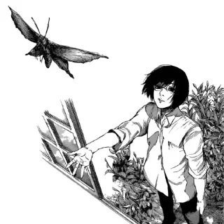 ☠ Стикер «Арима Кишо / Arima Kisho» для Telegram