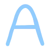 Эмодзи Голубой шрифт и иконки для Telegram — скачать
