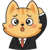 😵‍💫 Эмодзи «Набор эмоджи с милым котиком Ароном» для Telegram