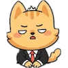 🙄 Эмодзи «Набор эмоджи с милым котиком Ароном» для Telegram