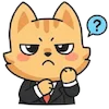 🤷 Эмодзи «Набор эмоджи с милым котиком Ароном» для Telegram