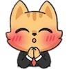 😊 Эмодзи «Набор эмоджи с милым котиком Ароном» для Telegram