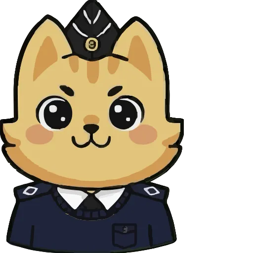 🤩 Эмодзи «Набор эмоджи с милым котиком Ароном» для Telegram