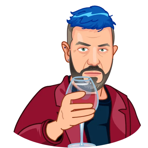🍷 Эмодзи «Артемий Лебедев» для Telegram