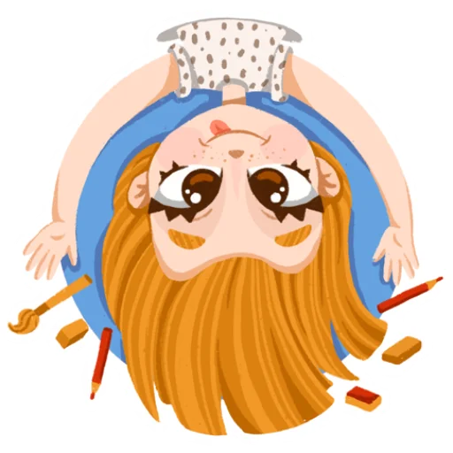 🤪 Стикер «I&;m an artist» для Telegram