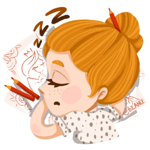 😴 Стикер «I&;m an artist» для Telegram