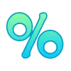 🤩 Эмодзи «Сине-зелёный градиент» для Telegram