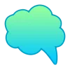 🤩 Эмодзи «Сине-зелёный градиент» для Telegram