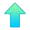 🤩 Эмодзи «Сине-зелёный градиент» для Telegram