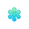 🤩 Эмодзи «Сине-зелёный градиент» для Telegram