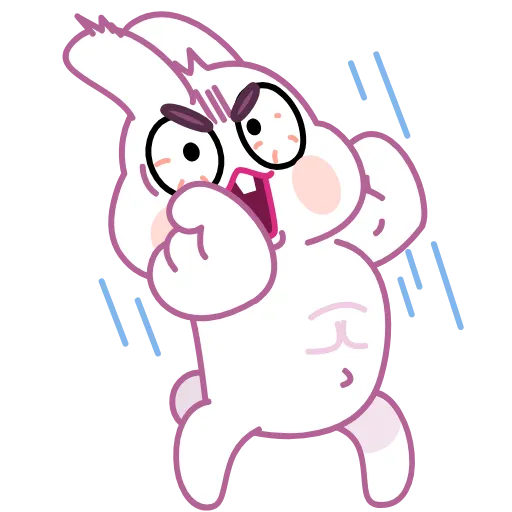 💪 Эмодзи «Asian Bunny» для Telegram