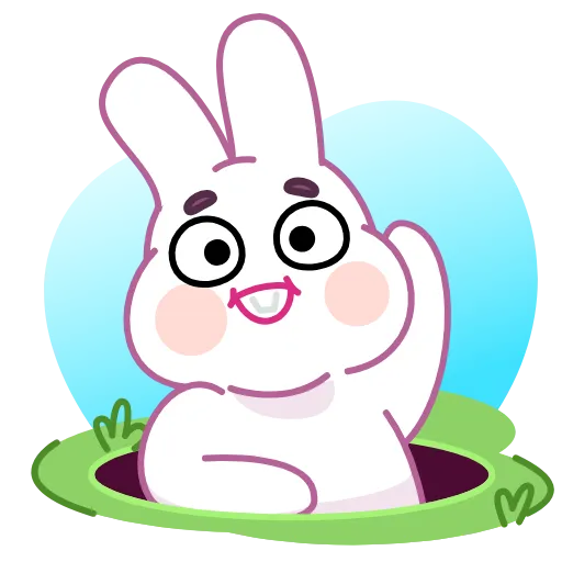 👋 Эмодзи «Asian Bunny» для Telegram