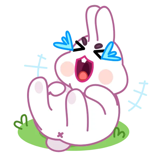 🤣 Эмодзи «Asian Bunny» для Telegram