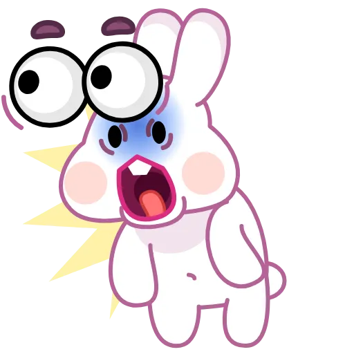 😱 Эмодзи «Asian Bunny» для Telegram