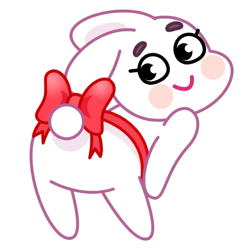 🎀 Эмодзи «Asian Bunny» для Telegram
