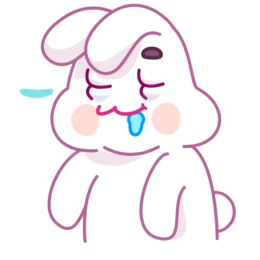 🥱 Эмодзи «Asian Bunny» для Telegram