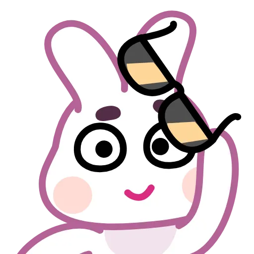 💥 Эмодзи «Asian Bunny» для Telegram