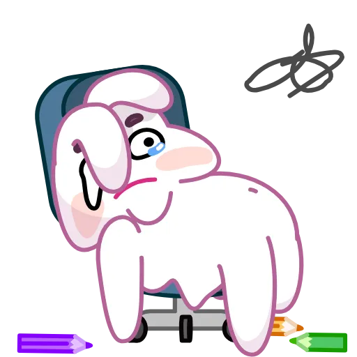 🫠 Эмодзи «Asian Bunny» для Telegram